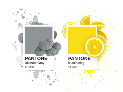 Pantone 2021 2021 2021 design 2021 trend color design gray illustration illustrator pantone pantone2021 shadow watercolor yellow