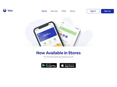 Volx design finance fintech nigeria ui ux web web design