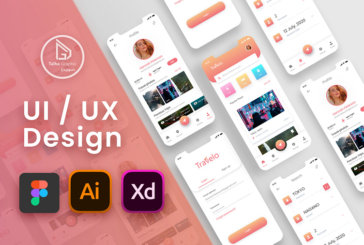 Ui ux screens by Talha farooq on Dribbble