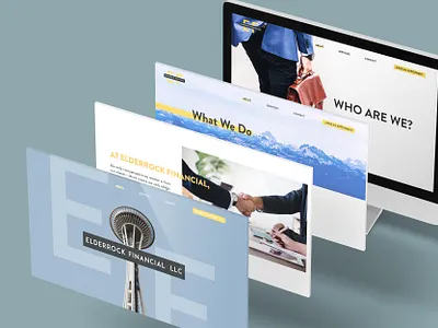 Elderrock Financial Website branding design designs graphic design ui ux ui design uidesign web web design website website design