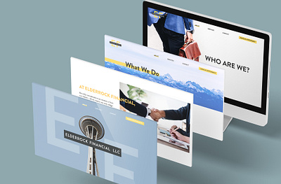 Elderrock Financial Website branding design designs graphic design ui ux ui design uidesign web web design website website design