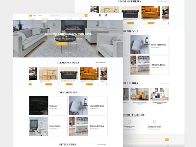 MAYNOOTH FURNITURES first design furniture store furniture website maynooth ui ux web xd design