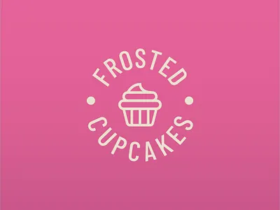 Daily Logo Challenge Day 18 cupcake cupcake logo daily logo challenge dlc logo