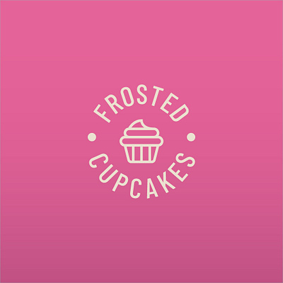 Daily Logo Challenge Day 18 cupcake cupcake logo daily logo challenge dlc logo