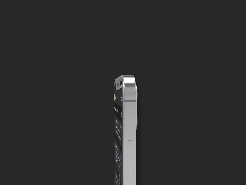 Mobile Profile Page - Dark UI animated gif daily ui design influencer marketing motion design profile page ui ux