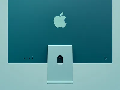 iMac Green 3d apple c4d imac octane render