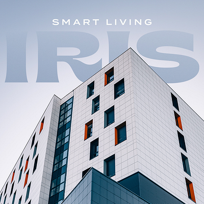 Smart Living badge brand branding font geometry letters logo logotype real estate typeface