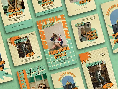 Liariane Retro Instagram Template vintage