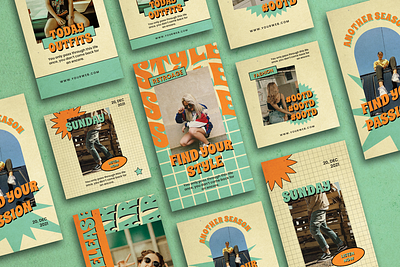 Liariane Retro Instagram Template vintage