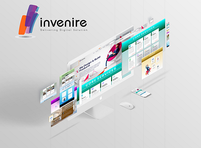 Invenire Software Company || Web UI/UX design cloud digitaltransformation iot landingpage trendingnow uiux design web design webdesigntrends websiteservices