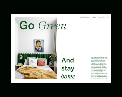 Green Residential Website Landing Page adobe illustrator branding conceptual design landing page minimal residential typography ui uxui web website