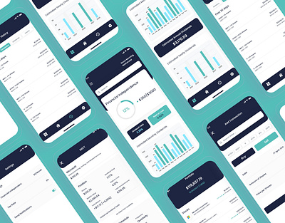 Design android app design app design finance app financial app financial app design ios app design modern design ui uidesign uiux ux