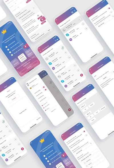 Call Recording App Design android mobile app call recording ios mobile app recording recording app uiux uiuxdesign uiuxdesigner