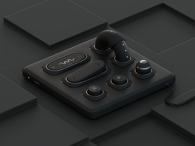 3D Switchboard thing 3d c4d concept product design redshift