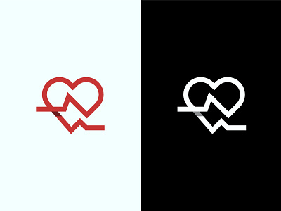 Heart Beat branding cardiology care cure heart heart beat icon logo logo design logotipo support
