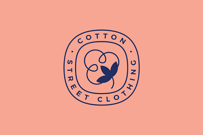 Cotton Street Clothing Graphic business clothing corporate cotton fashion fashion design frabric identity logo logo design logo design branding logo design concept logotamplate organic professional street style tamplate textille work