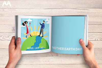 Mother Earth Day art bird bird lover earth illustration love mother earth day nature