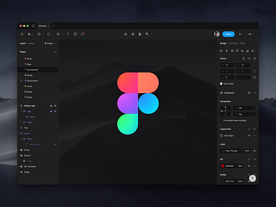 Figma Night Mode animation dark design figma interface interfaces kit logo night mode system ui web