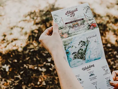 Bald Head Island watercolor map custom stationery east coast illustration gouache ink illustration watercolor map