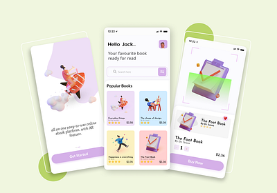 E Book learning 2021 trend new app design new design online learning trend ui interface ui ux
