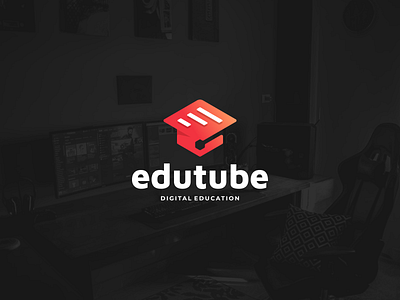 edutube logo concept brand branding design graphic design illustration logo motion graphics ui ux vector