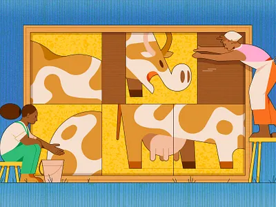 Tactical Shifts character conceptual digital editorial folioart illustration kiki ljung vector