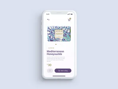 Simple Cosmetics Product Page app cart clean clean ui colorful cosmetics fancy ios ios app minimalist modern product page ui ui design