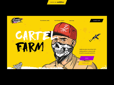 Cartel Farm animation ui graphic design animation ui ui