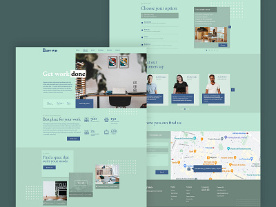 Bawwo coworking branding coworking dailyui design designer figma landing landingpage office photoshop ui uidesign uiux uiuxdesign uiuxdesigner user experience userinterface ux web webdesign