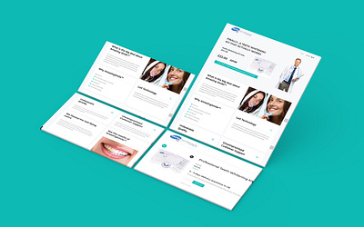 Website Design for Dental Clinic brand identity dental clinic responsive design squarespace typography uiux website design wix wordpress