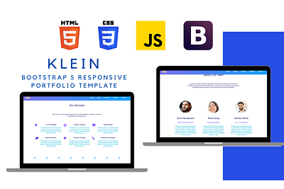 Klein - Bootstrap 5 Responsive Portfolio Template bootstrap branding creative css design graphic design html javascript minimal modern personal portfolio professional responsive template theme ui ux web website