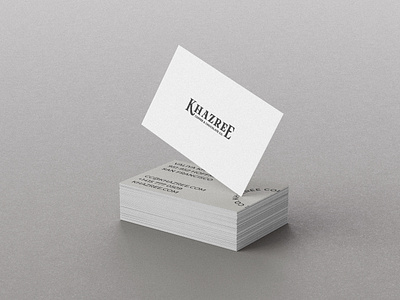 Khazree | Business Card design branding business card coffee shop concept design graphic design khazree khazri logo