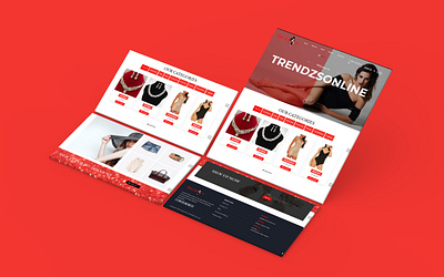 eCommerce Store Development for Trendzsonline brand identity ecommerce responsive design shopify store app store development uiux website design wordpress