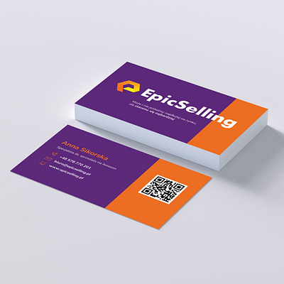 Business cards for EpicSelling brand design brand identity brandidentity branding business card business card design business cards businesscard creative design logo minimal minimalist modern typography vector