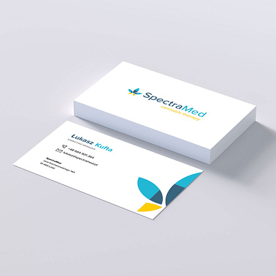 Business card for Spectramed branding brochure design business card design business cards businesscard businesscarddesign businesscards cannabis design flyer design logo logotype minimal modern typography