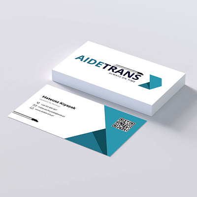 Business card for AIDETRANS brand brand identity branding branding design busines card business ca business card design businesscard design logo minimal modern