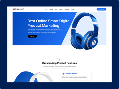 Landing Page design illustrator logo ui ux web website