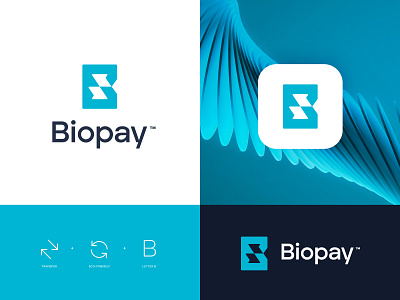 Biopay™ brand branding concept design ecology ecommerce graphic design illustration logo logo design mark minimal nature pay payment simple symbol symbols ui ux