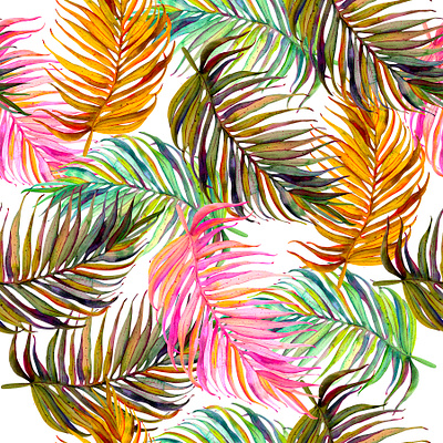 Tropic pattern design flover illustration pattern simlles tropical