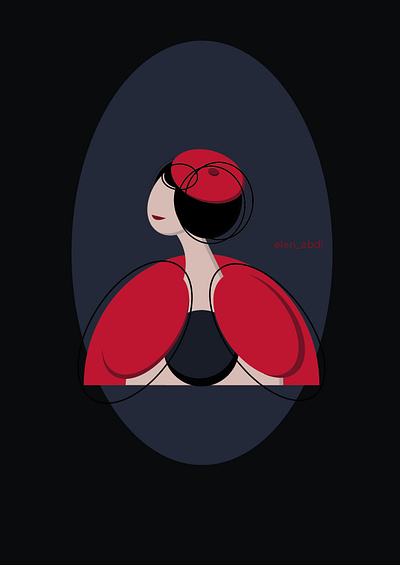 ladybug art flat girl girl illustration graphic design icon illustrator minimal vector