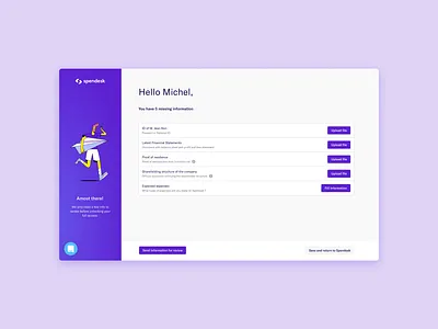 Xtra KYB form document management form kyb kyc table ux