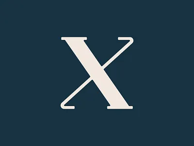 X / 36 Days of Type 36daysoftype letter lettering type type design typedesign typedesigner typeface typography x