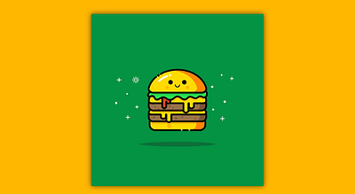 Hamburger - Cute burger cute design hamburger illustration vector