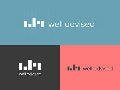 Well Advised logo branding logo logotype