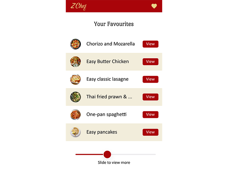 Favourites section UI Design by Golden Ogbeka on Dribbble