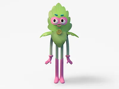 Stevia 3d 3d animation 3d art 3d artist 3d modeling animation 2d art branding character art character design illustration magazine stevia vegetable