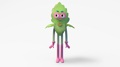 Stevia 3d 3d animation 3d art 3d artist 3d modeling animation 2d art branding character art character design illustration magazine stevia vegetable