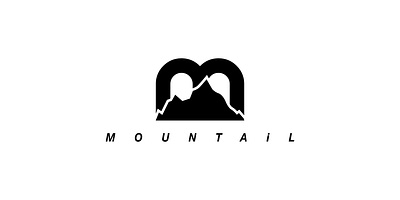 Mountain Logo Design creative design design flat illustration logo logo design m letter mountain mountain logo design negative space negative space logo