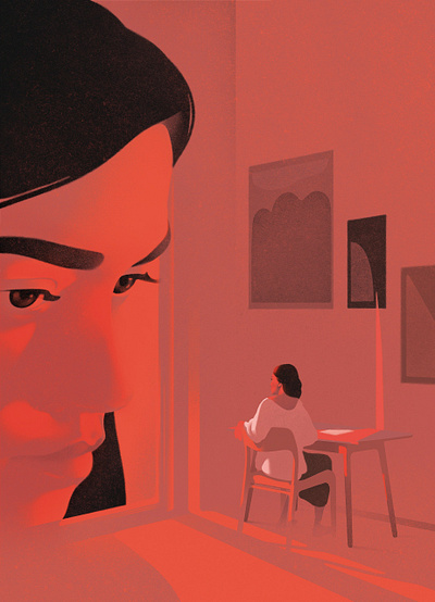 Future Selves conceptual digital editorial folioart illustration karolis strautniekas texture