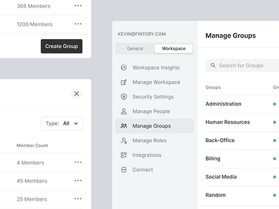 Haystack - Admin Settings admin alert button clean daily 100 challenge dashboard settings desktop application fintory haystack light mode menu modal navigation navigation drawer popover popup product changes settings settings ui sidebar